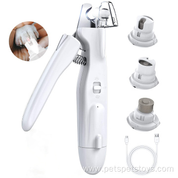 Newest Pet nail clipper grinder rechargeable